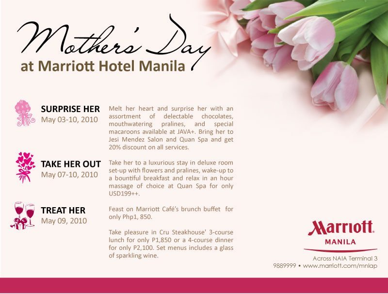 Mother's Day at Marriott Hotel Manila Mommy Iris Top Lifestyle
